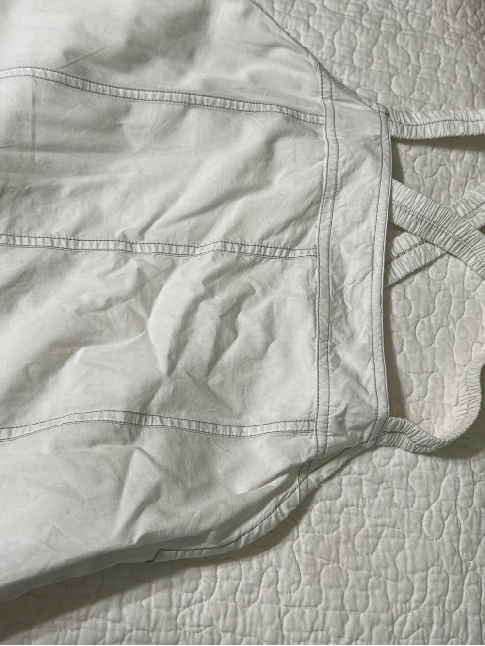 Free People backless Dress w pockets size L flowy accent stitching